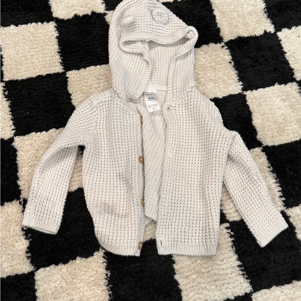 Cozy Knit Hooded Cardigan